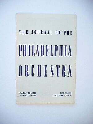 1939 DEVI DJA BALI DANCE PHILADELPHIA ORCHESTRA CONCERT MUSIC PROGRAM
