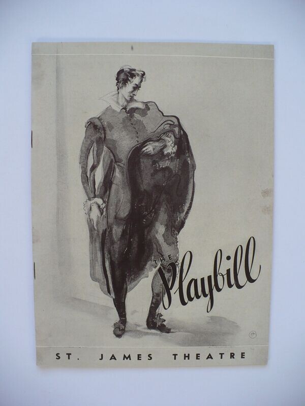 1936 LILLIAN GISH, JOHN GIELGUD, JUDITH ANDERSON BROADWAY PLAYBILL PROGRAM