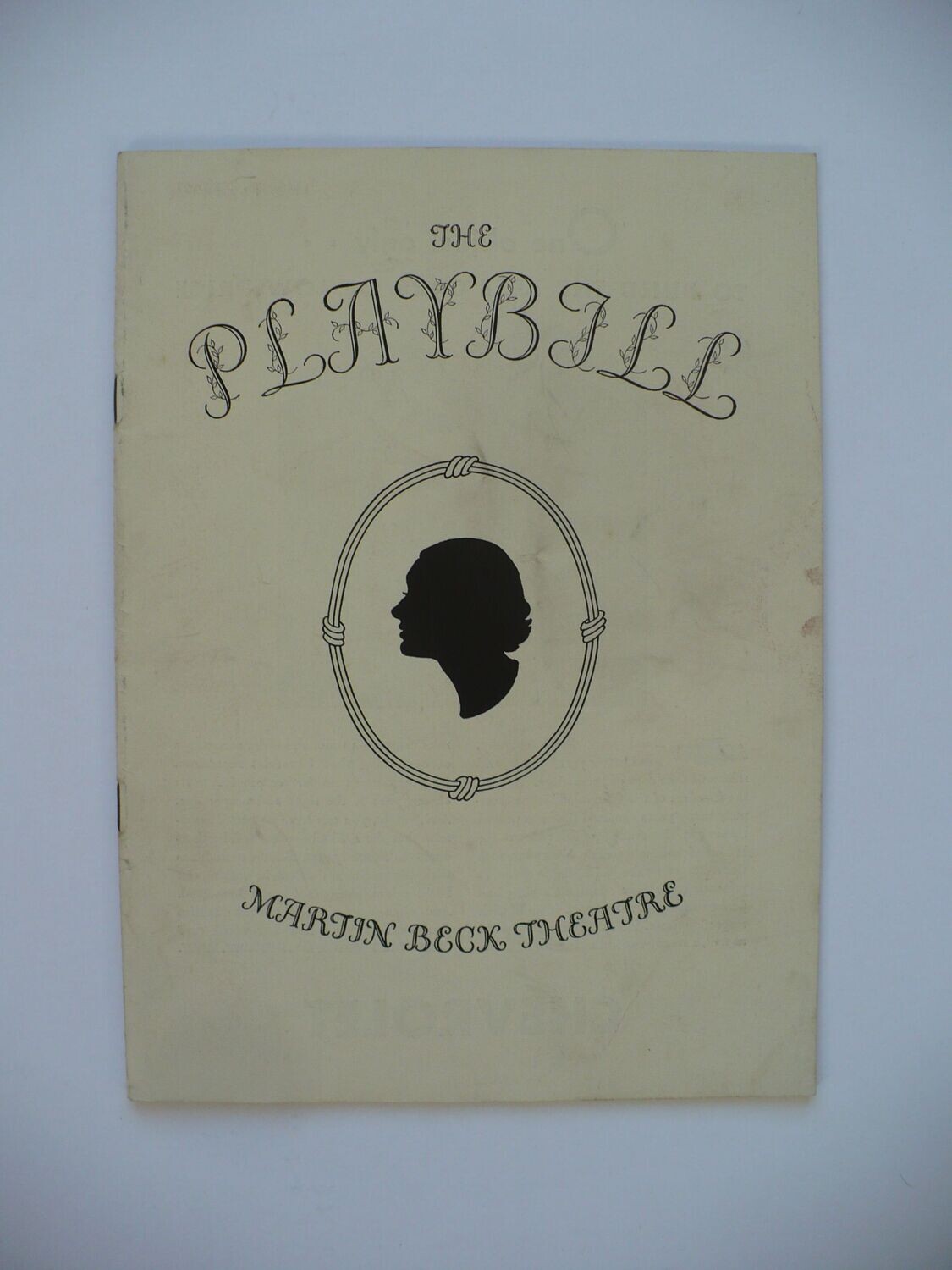 1934 ORSON WELLES BROADWAY DEBUT, KATHARINE CORNELL, CECIL RATHBONE PREMIERE PLAYBILL PROGRAM