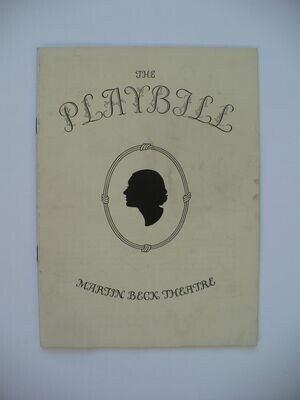 1934 ORSON WELLES BROADWAY DEBUT, KATHARINE CORNELL, CECIL RATHBONE PREMIERE PLAYBILL PROGRAM