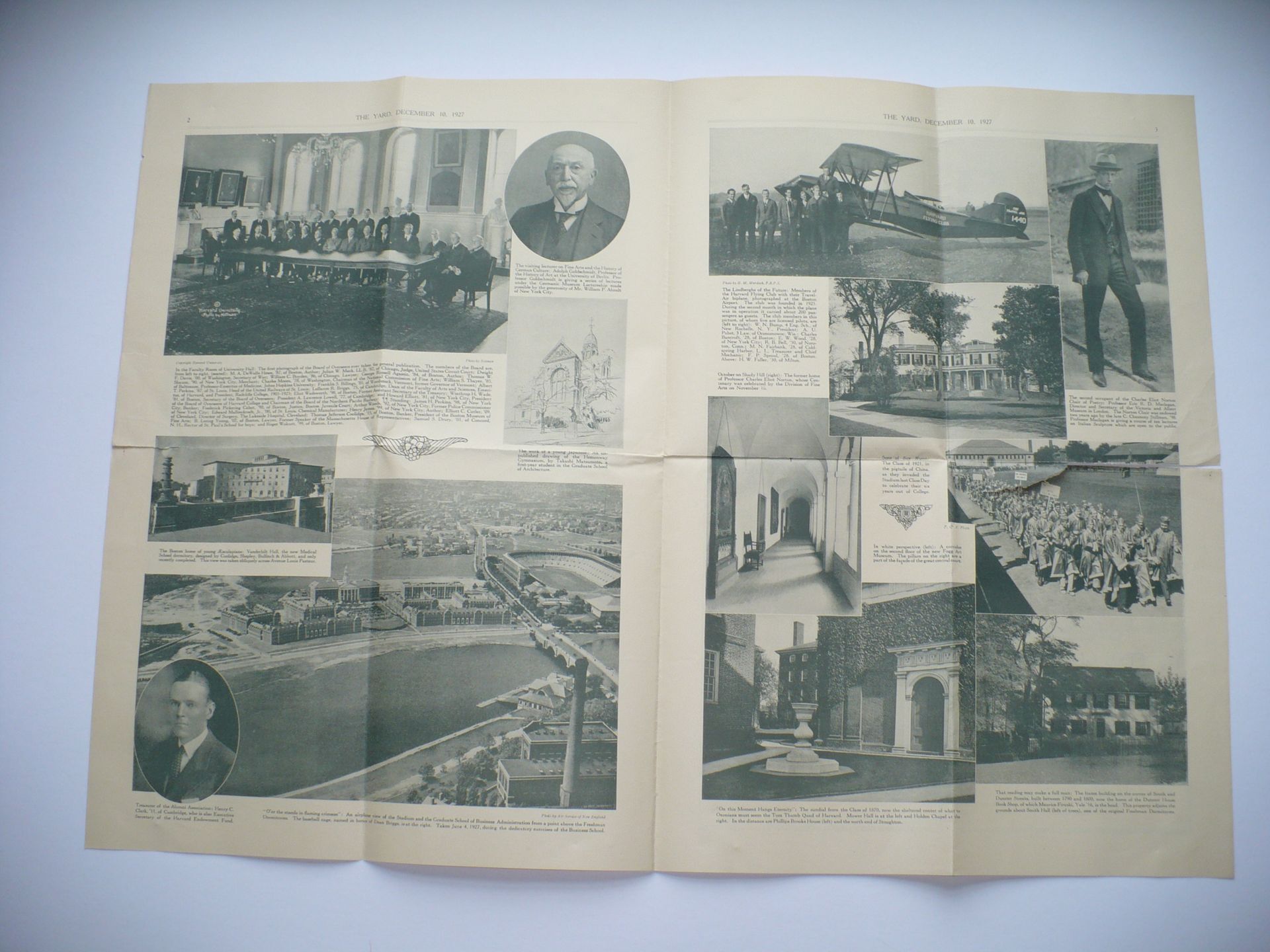 RARE 1927 HARVARD COLLEGE THE YARD PUBLICATION