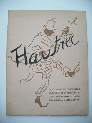 1946 TOULOUSE-LAUTREC LITHOGRAPH PORTFOLIO PHILADELPHIA MUSEUM OF ART