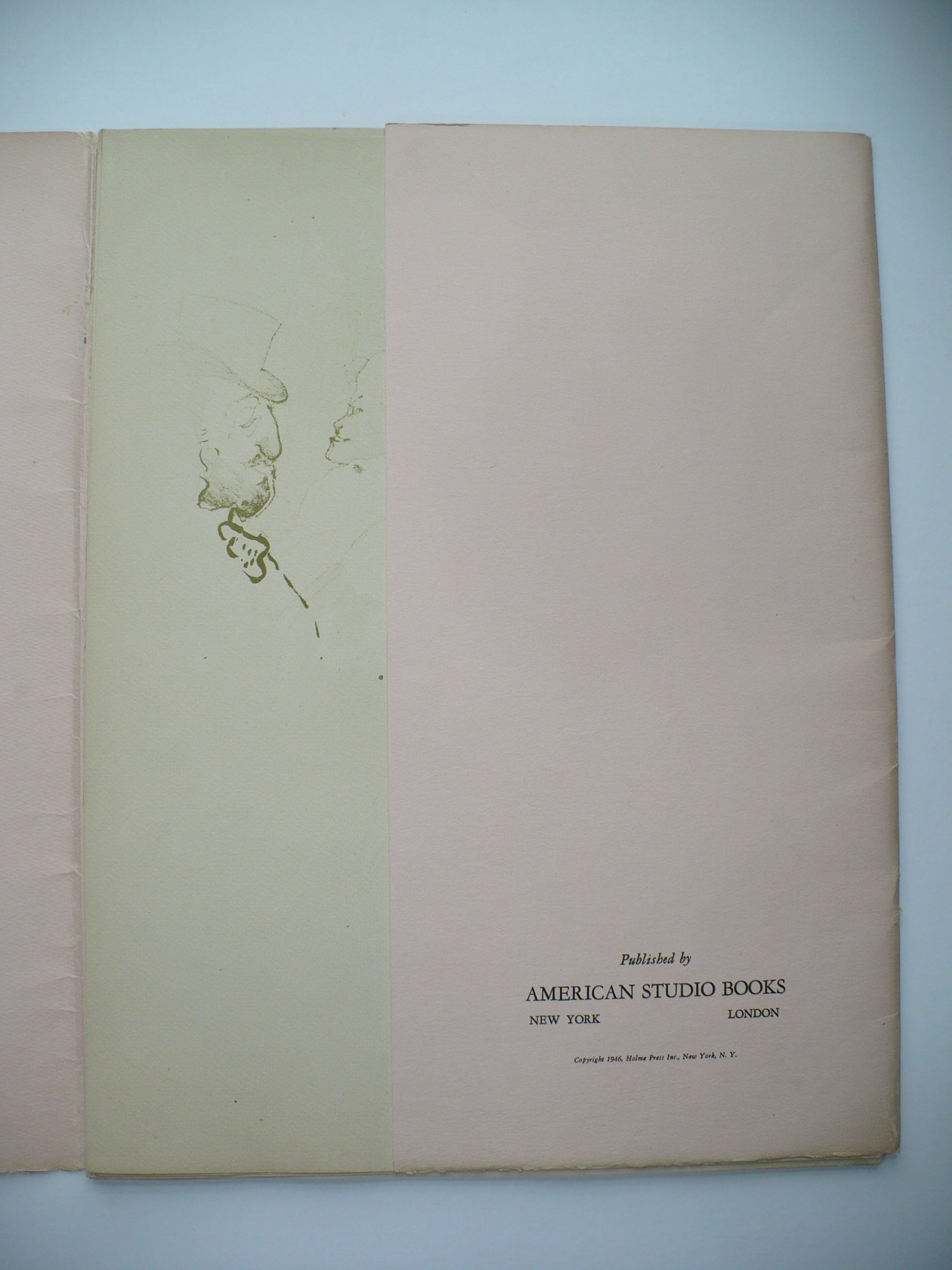 1946 TOULOUSE-LAUTREC LITHOGRAPH PORTFOLIO PHILADELPHIA MUSEUM OF ART