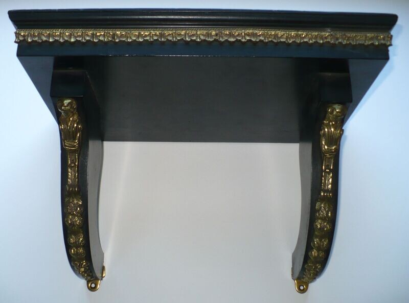 RARE WALL DISPLAY SHELF FOR A WINTERHALDER AND HOFMEIER BRACKET CLOCK