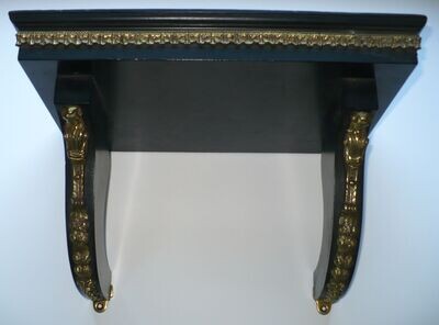 RARE WALL DISPLAY SHELF FOR A WINTERHALDER AND HOFMEIER BRACKET CLOCK