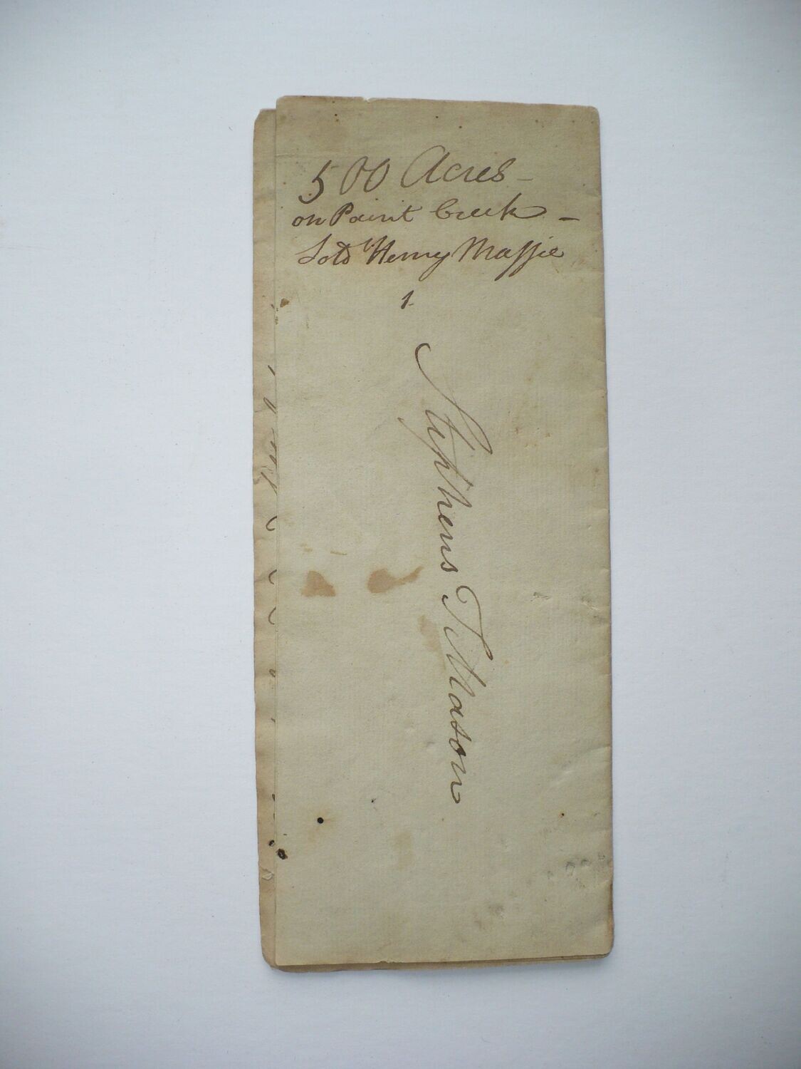 1800 CLERK'S COPY MILITARY SERVICE LAND GRANT DOCUMENT JOHN ADAMS, TIMOTHY PICKERING