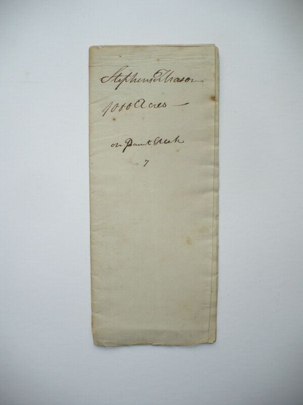 1802 CLERK'S COPY MILITARY SERVICE LAND GRANT DOCUMENT, THOMAS JEFFERSON AND JAMES MADISON