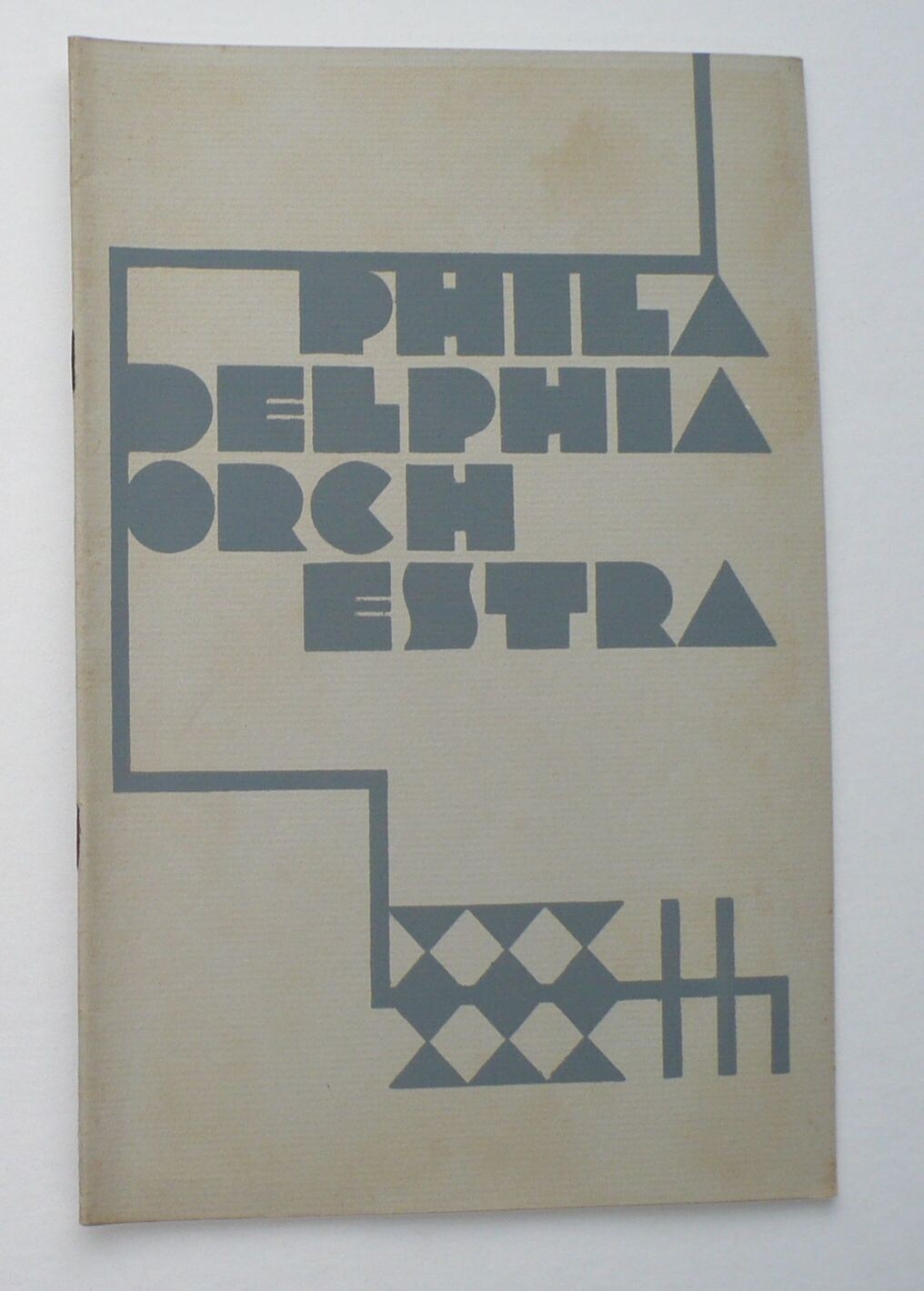 RARE 1933 NELSON EDDY PHILADELPHIA ORCHESTRA CONCERT MUSIC PROGRAM