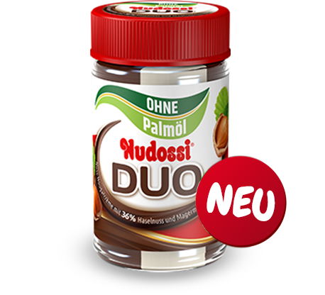 Nudossi Duo-Glas 300g Ohne Palmöl