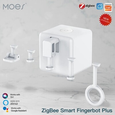 MOES Tuya Fingerbot ZigBee Button Pusher: Smart Life App, Voice Control with Alexa and Google Home - Automated Switching for Ultimate Convenience!