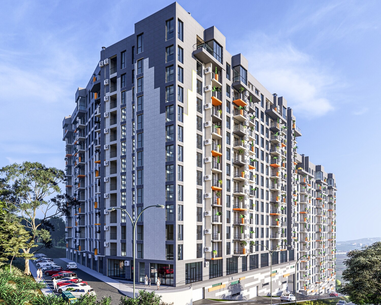 Vânzare apartament cu 3 odăi plus living, bloc nou, variantă albă, Grenoble! ÎN RATE!