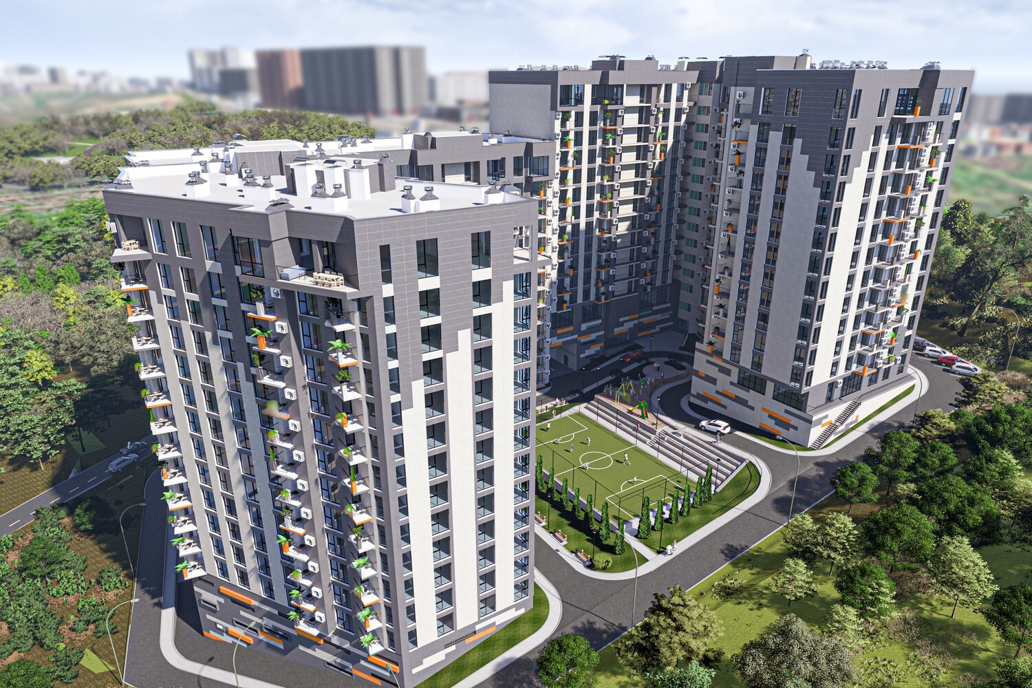 Vânzare penthouse 3 odăi plus living, bloc nou, variantă albă, Grenoble! ÎN RATE!