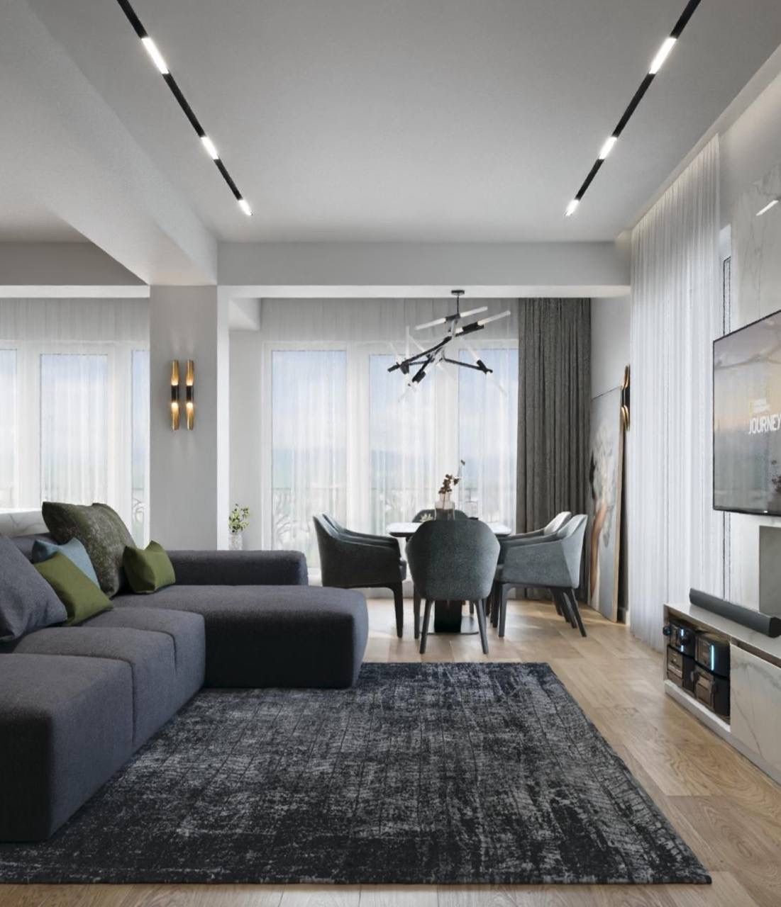 Penthouse 3 camera ,  Euroreparație , Centru Bernardazzi Hall.