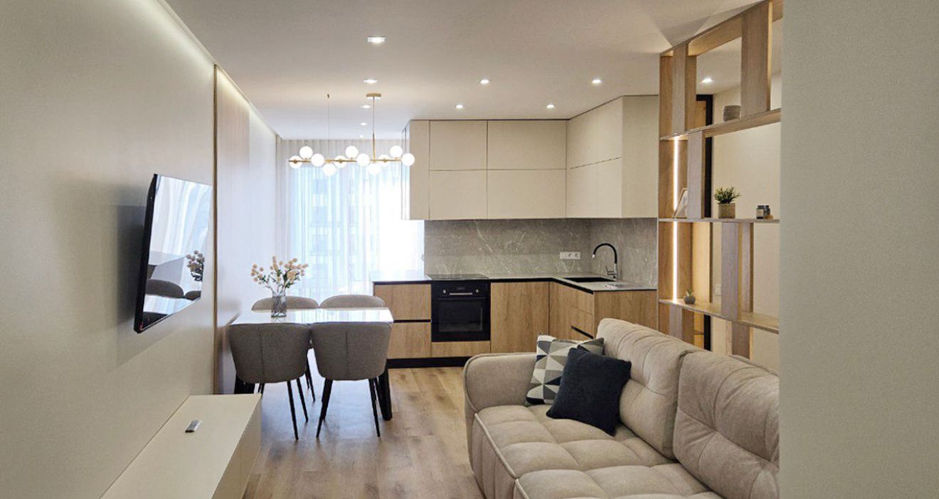 ​Apartament 2 camere plus living 89mp ,  Euroreparație , Newton House .