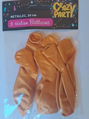 Balloons Regular Gold Metallic 6's
