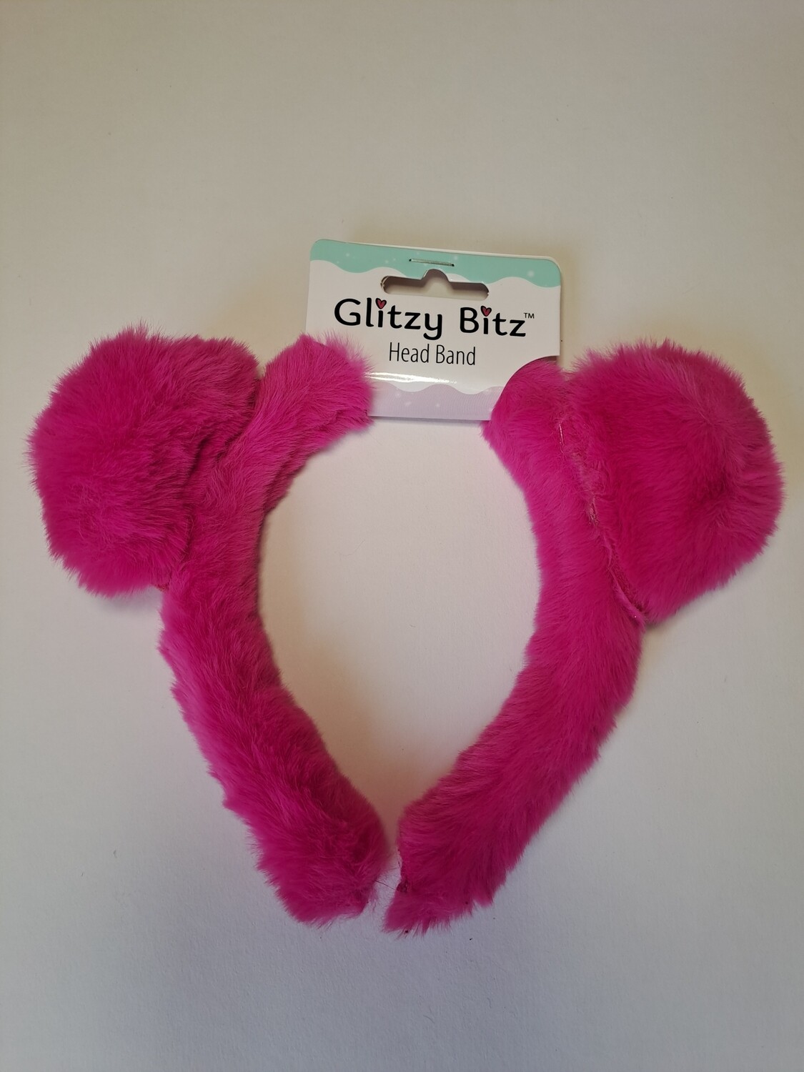 Head Band Fluffy Pink/Purpl