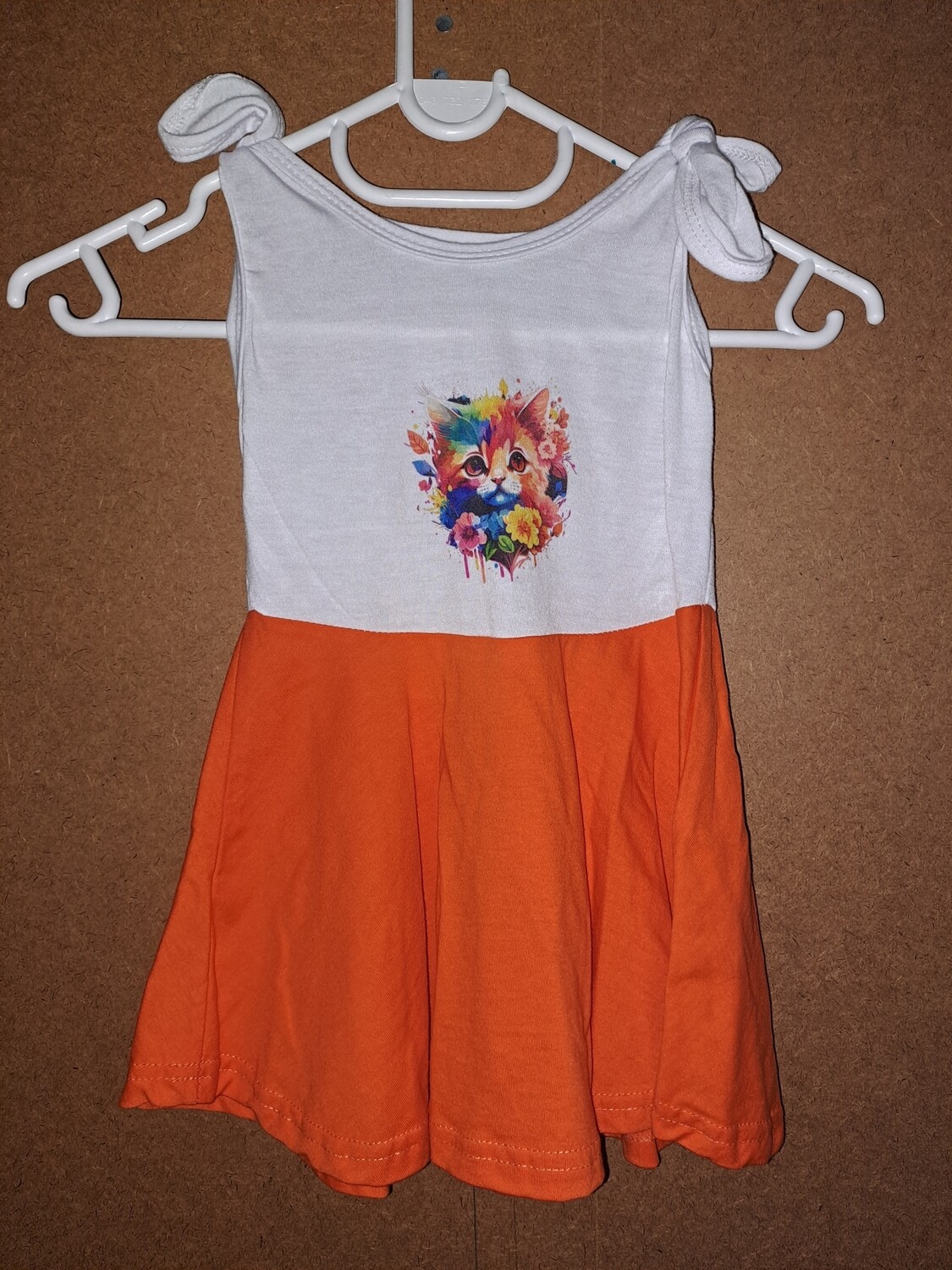 Girl dress 1-2 yr with kitten