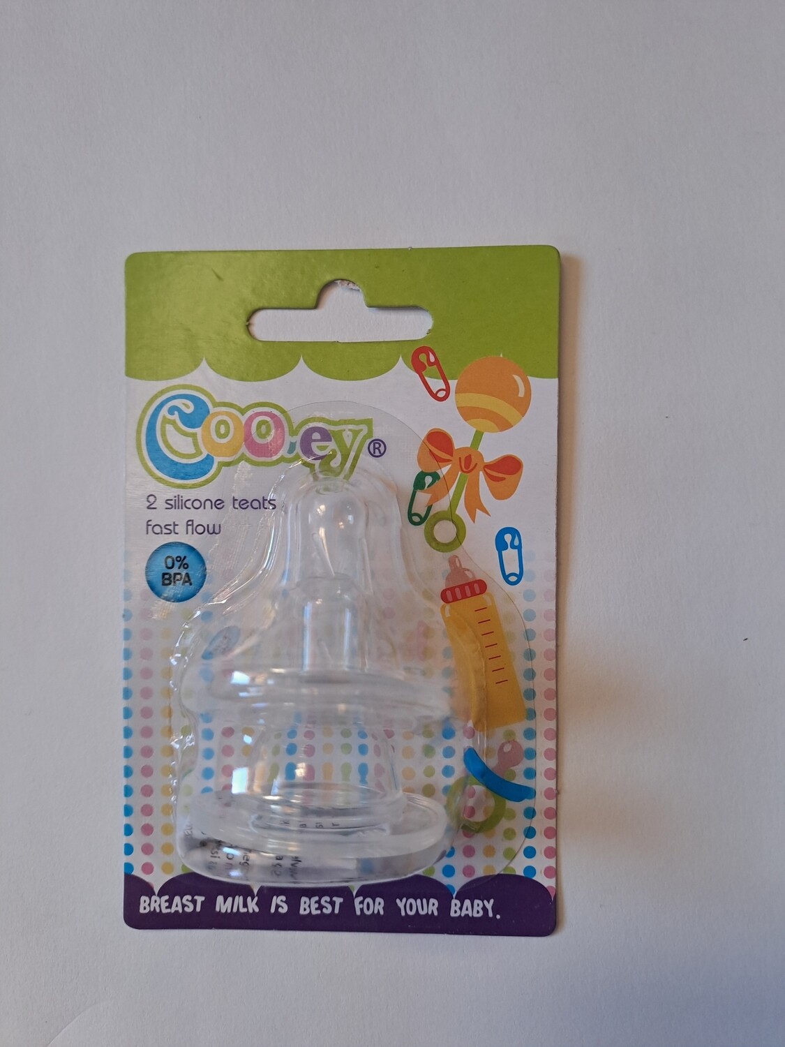 Cooey Bottle Teats 2pce