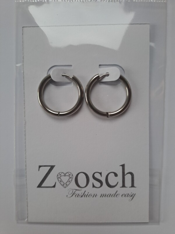 Zoosch 2,5mm classic sleeper earring, 21mm diameter