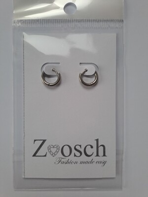 Zoosch 2,5mm classic sleeper earring, 13mm diameter