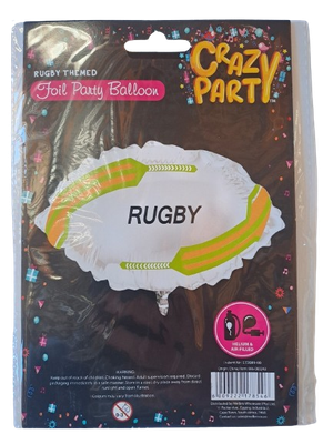 Balloon Foil Rugby ball