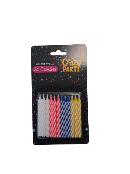 Cake Birthday Candles 24's