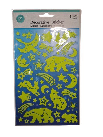 Decorative Stickers Glow in the Dark