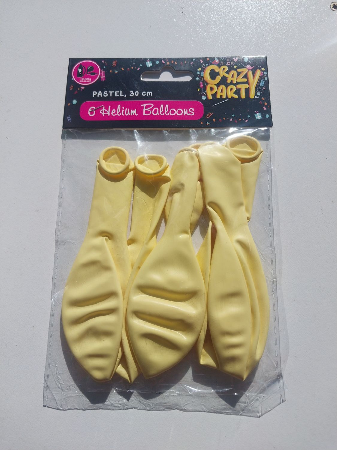 Balloon Pastel Yellow 6&#39;s