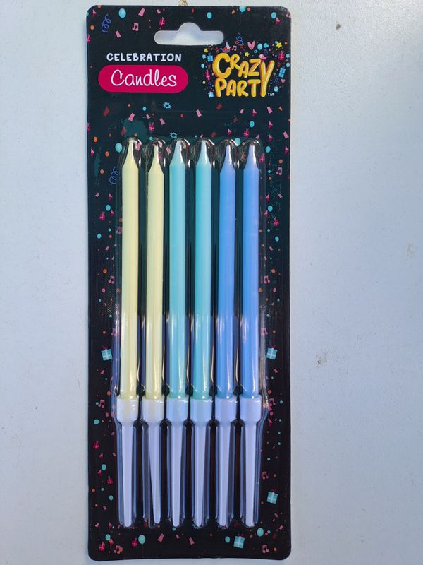 Cake Birthday Candles Colourful