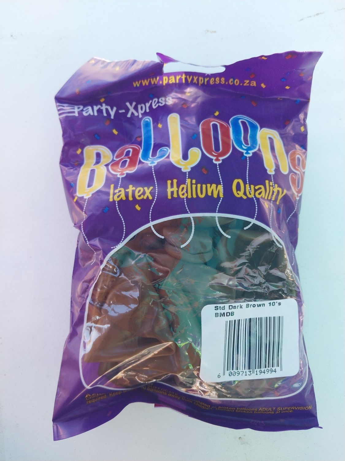 Balloons Std Dark Brown 10's