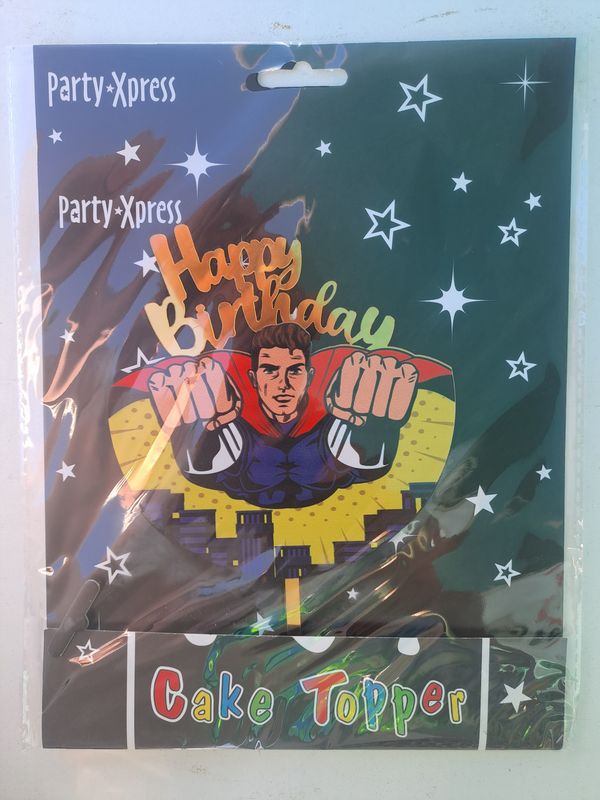 Cake Topper Super Hero