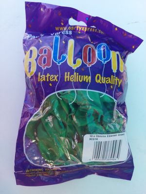 Balloons Chrome Emerald Green 10&#39;s