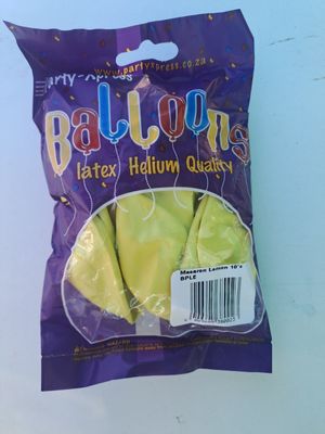 Balloons Maoaron Lemon 10&#39;s