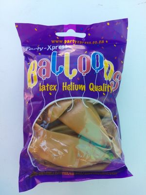 Balloons Met Gold 10&#39;s