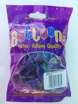 Balloons Met Purple 10&#39;s