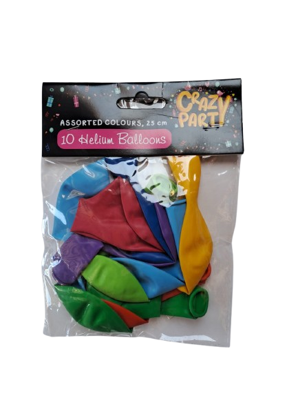 Balloons Assorted colours Small 10&#39;s