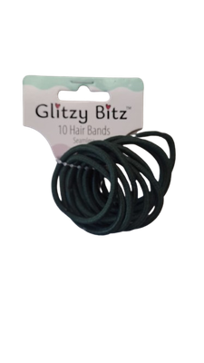 Hair Bands Seamless 10's Maroon/Dark Green