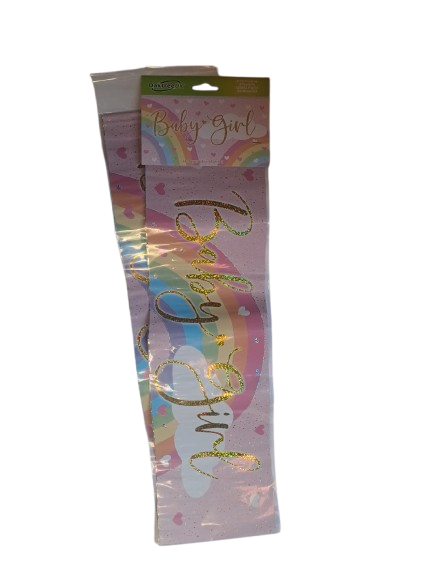 Banner Baby Shower &quot;Baby Girl&quot;