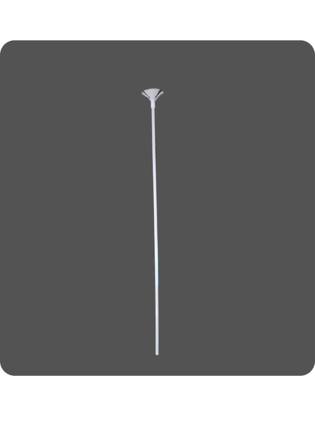 Balloon Stick and Cup White