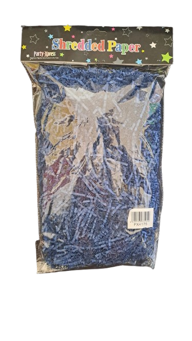 Shredded Paper 100g Blue