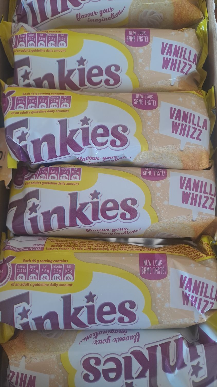 Tinkies Vanilla Whizz 45g