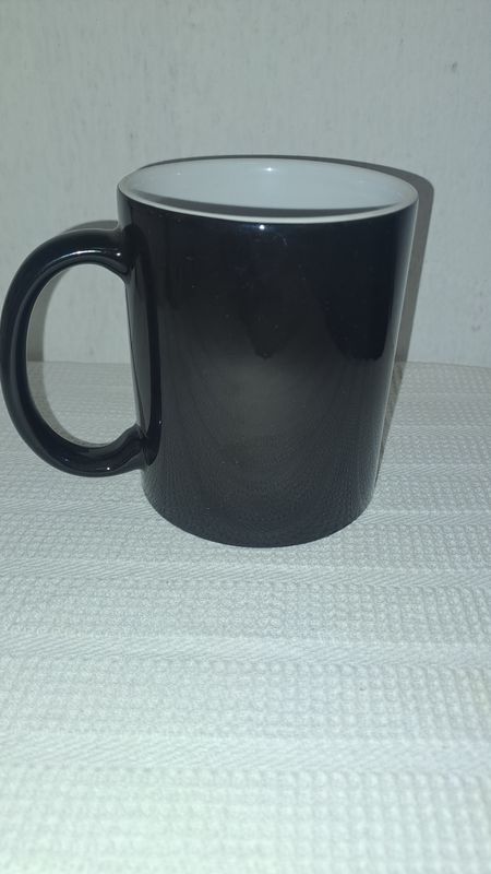 Mug Color changing Black Gloss with custom printing
