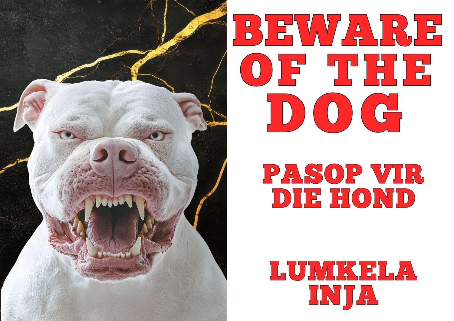 Warning Sign Beware of the Dog