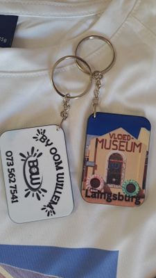 Keyrings pre printed