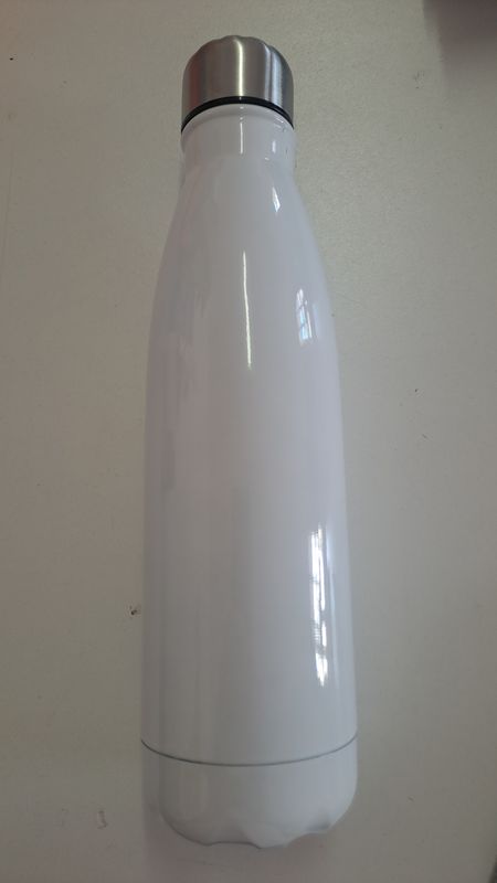 500ml White Aluminium Flask