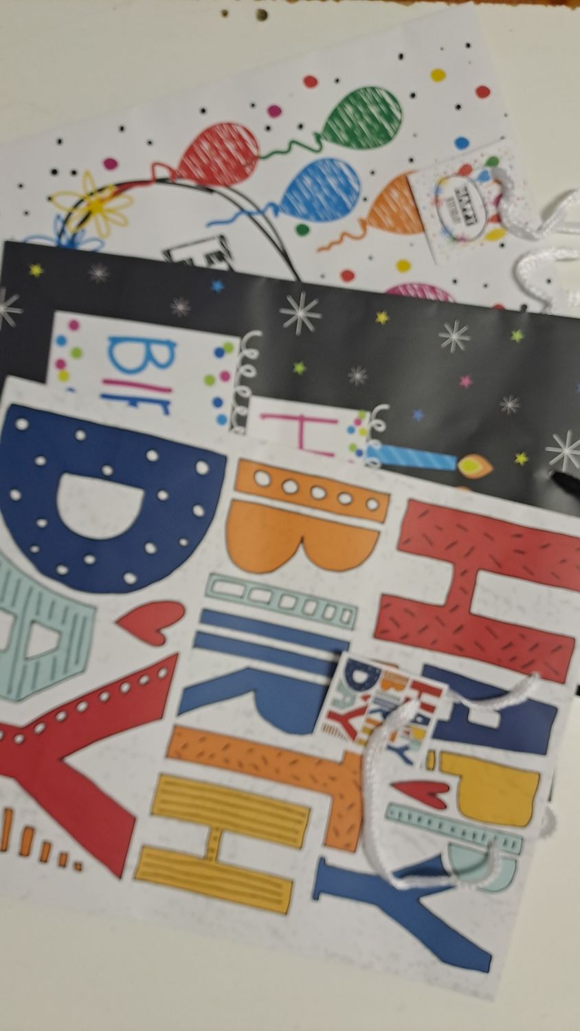 Gift Bag Happy Birthday Large 25x32cm