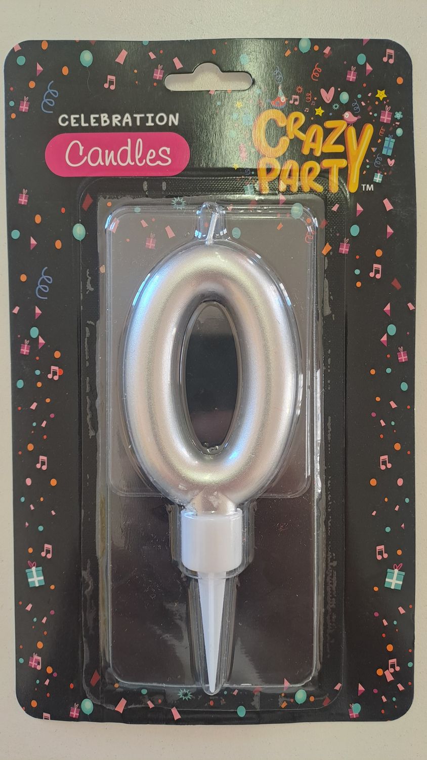 Candles Large Silver Nr 0