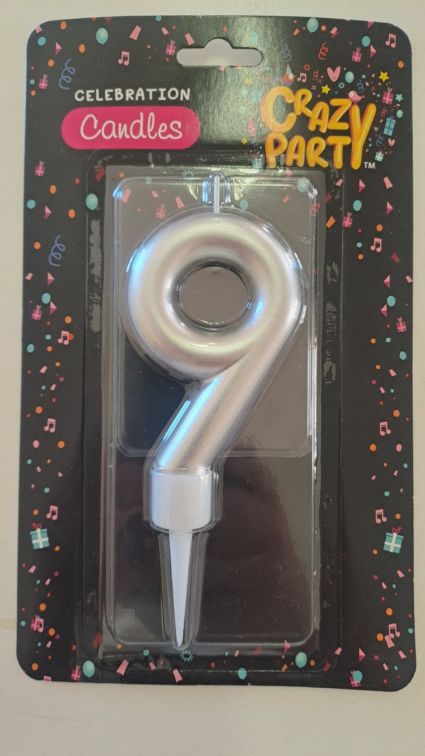 Candles Large Silver Nr 9