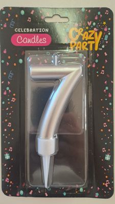 Candles Large Silver Nr 7