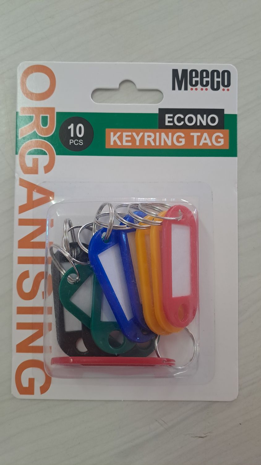 Keyrings Tags Econo Pack of 10